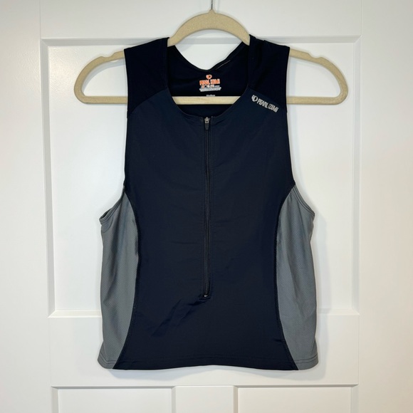 Pearl Izumi Men’s Medium Elite Singlet Cycling iQ Zip - Picture 1 of 9